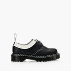 DR. MARTENS 1461 BEX DOUBLE STITCH Black Leather Browns Shoes
