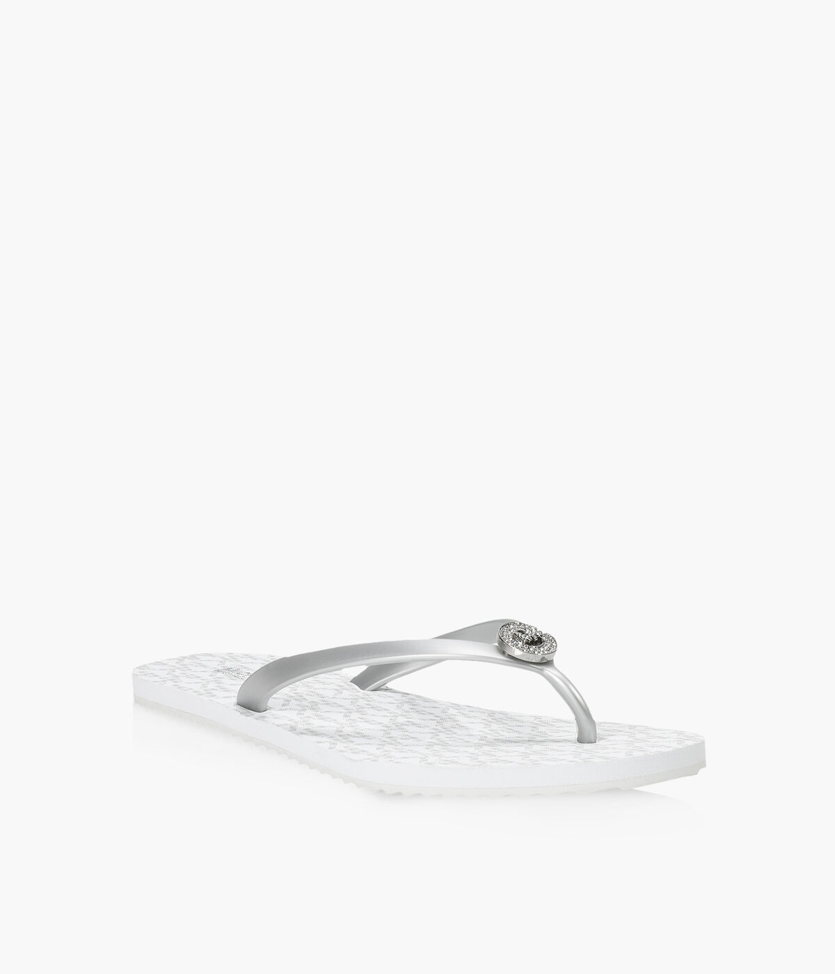 Michael kors flip flops silver store