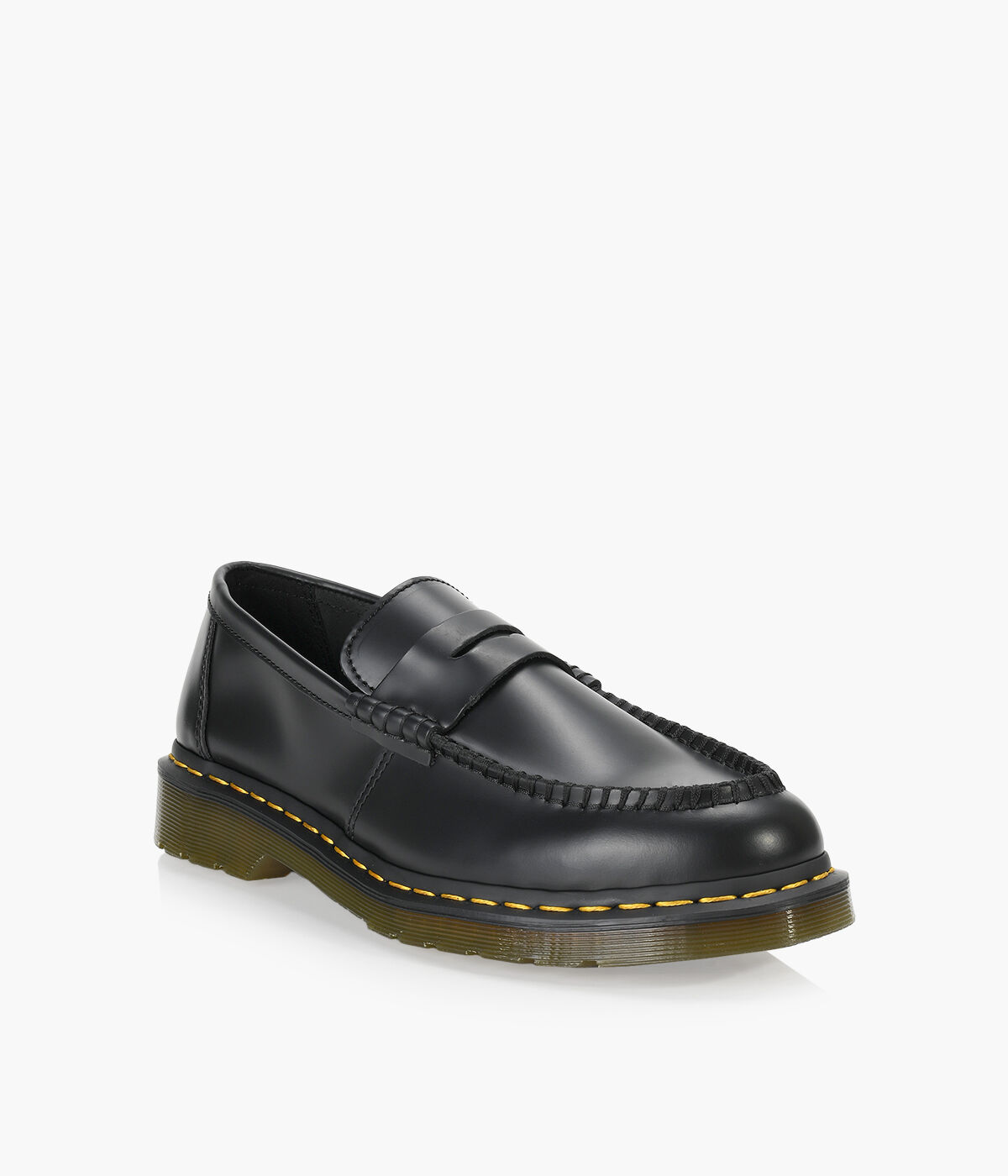 DR. MARTENS PENTON Black Leather Browns Shoes
