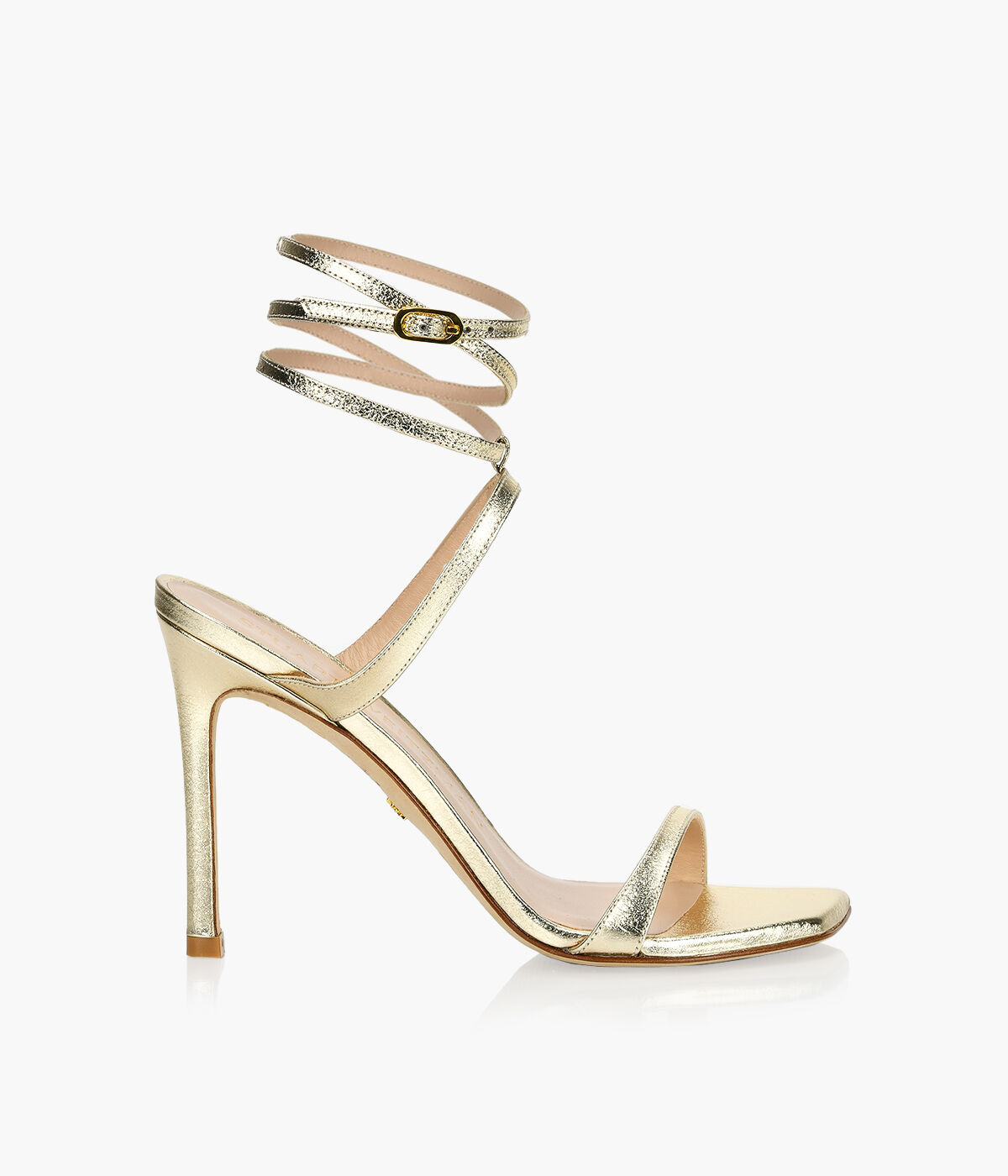 Gold stuart new arrivals weitzman shoes