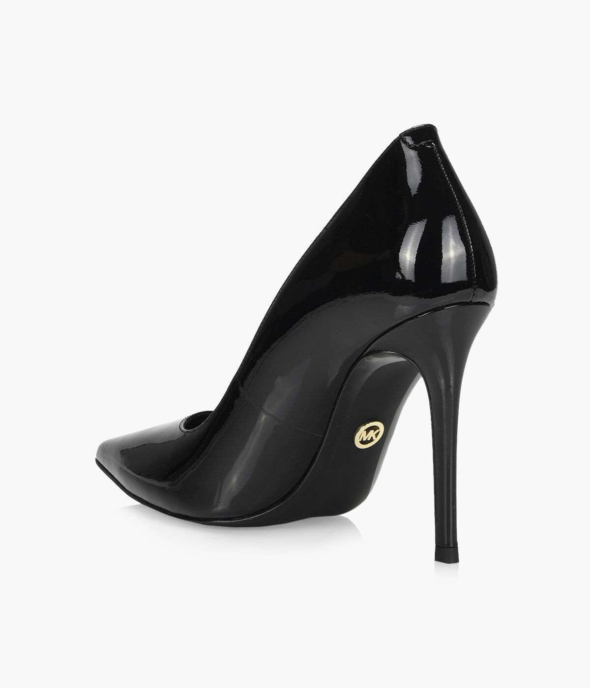 MICHAEL MICHAEL KORS KEKE PUMP Black Patent Leather Browns Shoes