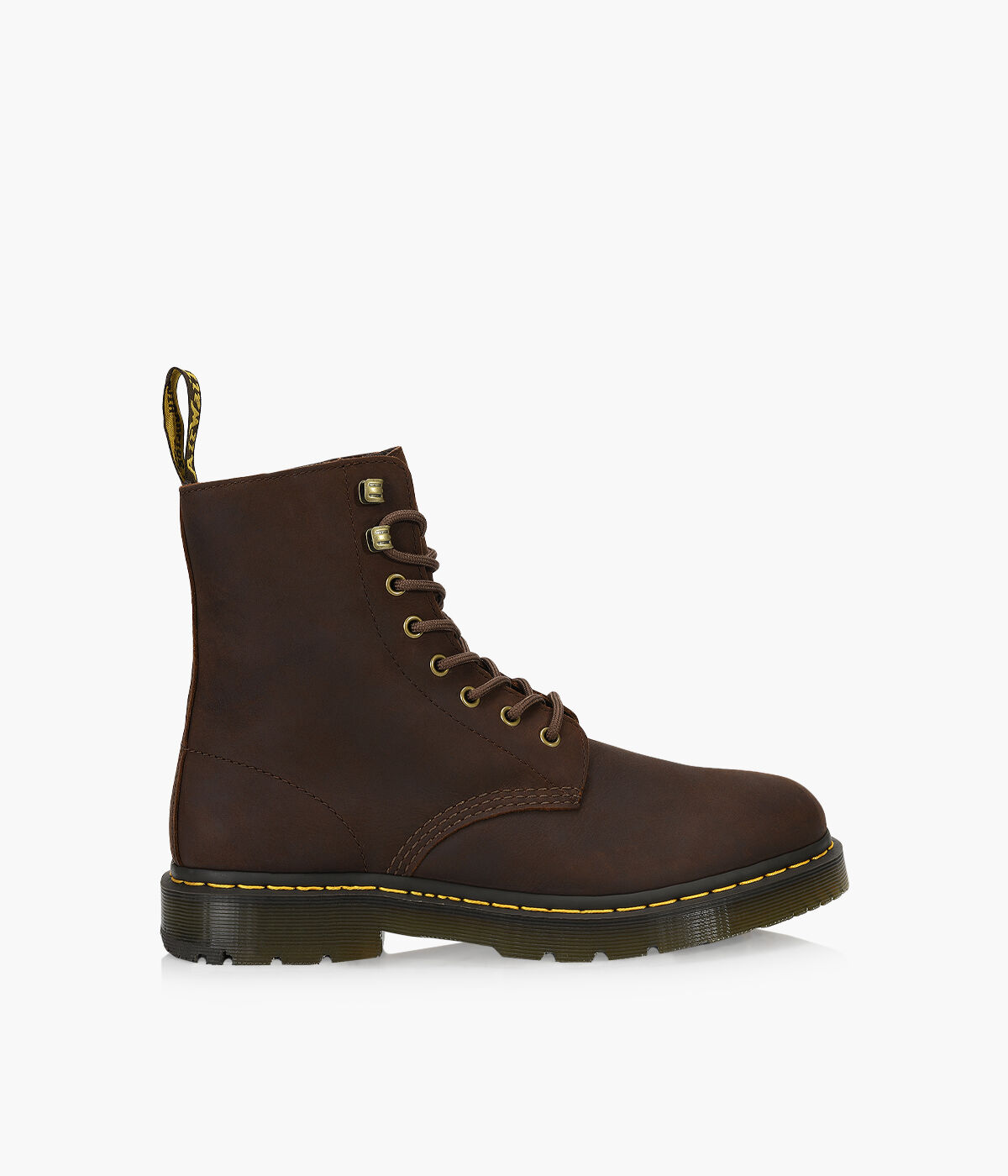 DR. MARTENS 1460 PASCAL WINTERGRIP Leather Browns Shoes