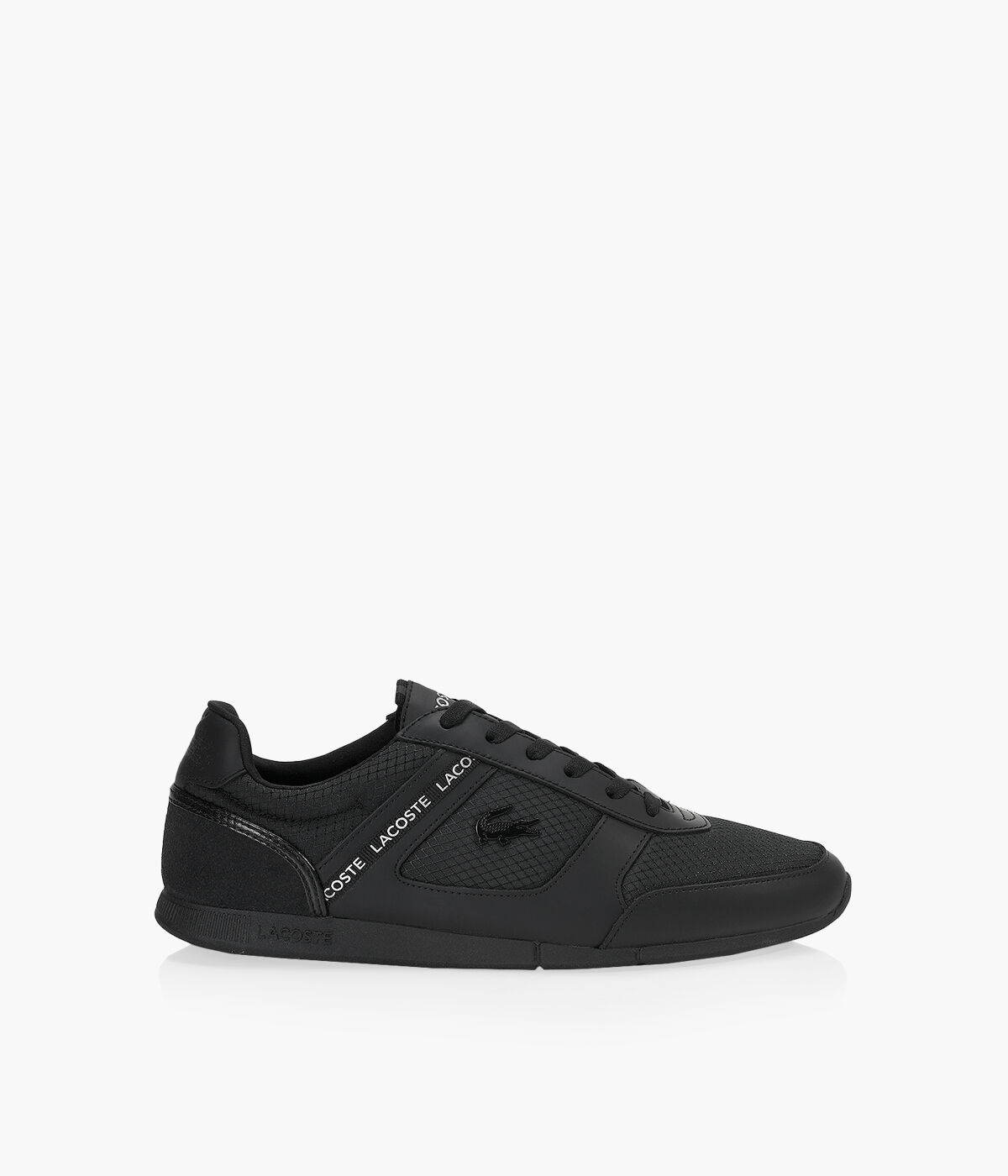 Lacoste mens menerva cheap trainers black