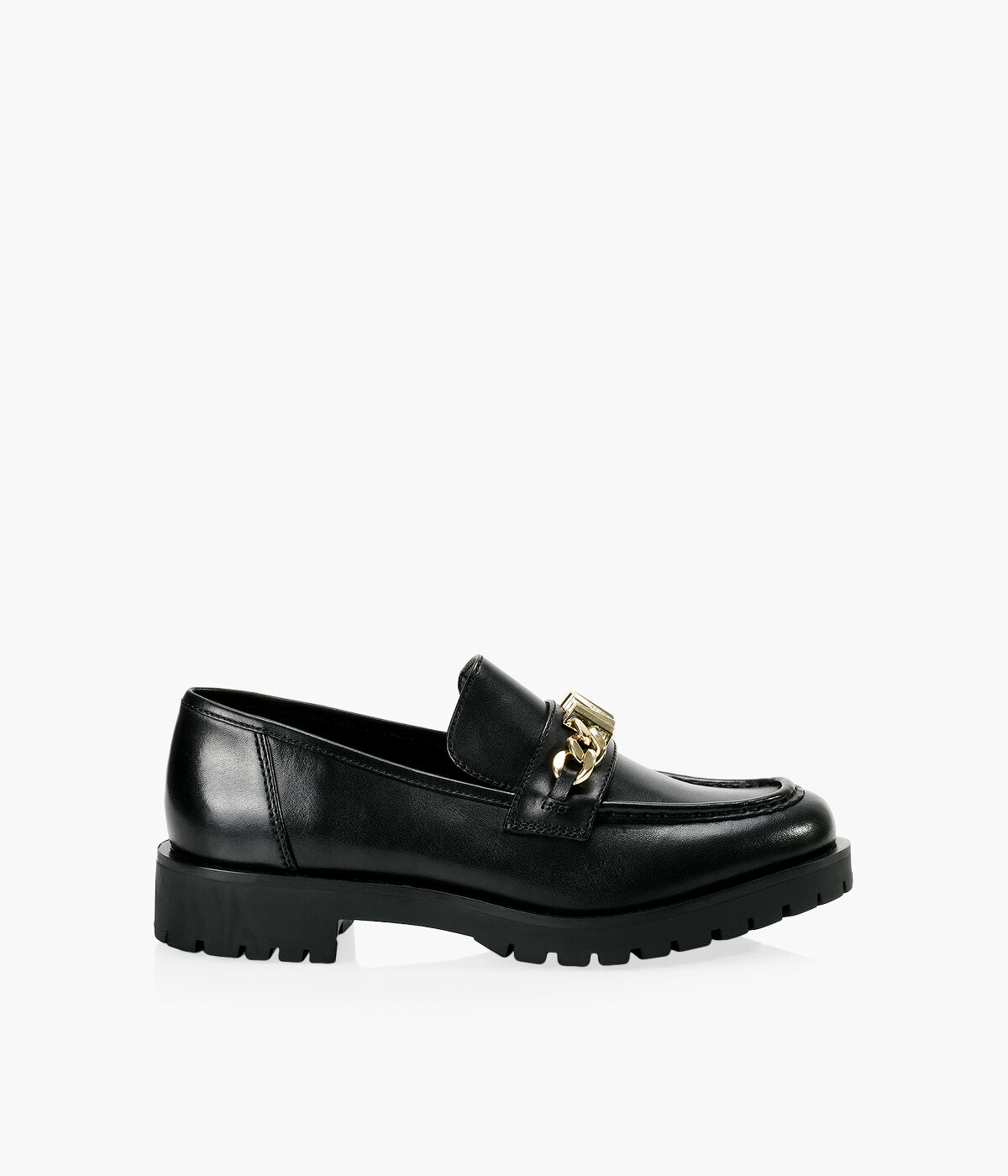 MICHAEL MICHAEL KORS BLAINE LOAFER Black Leather Browns Shoes