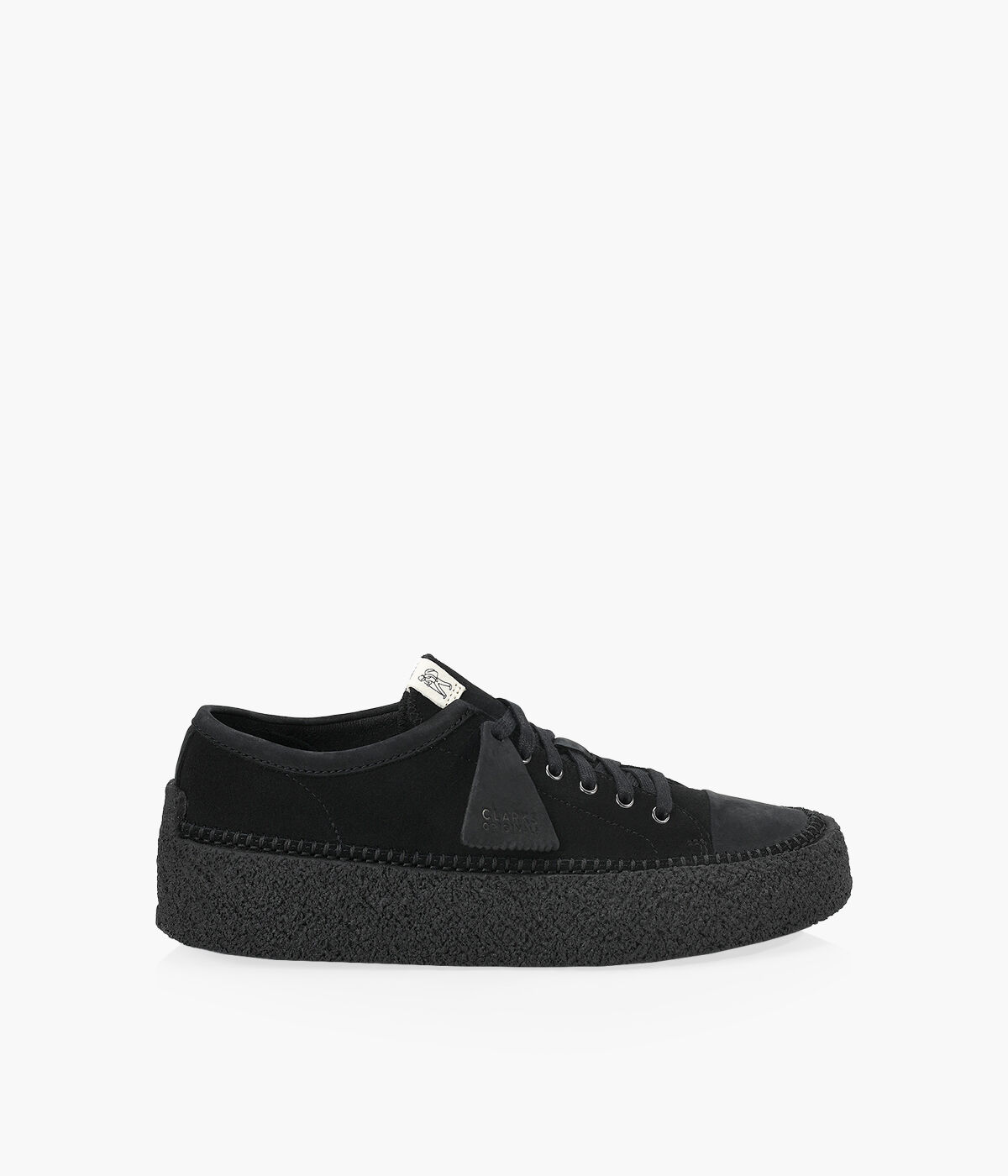 CLARKS ORIGINALS CARAVAN LOW Black Suede Browns Shoes