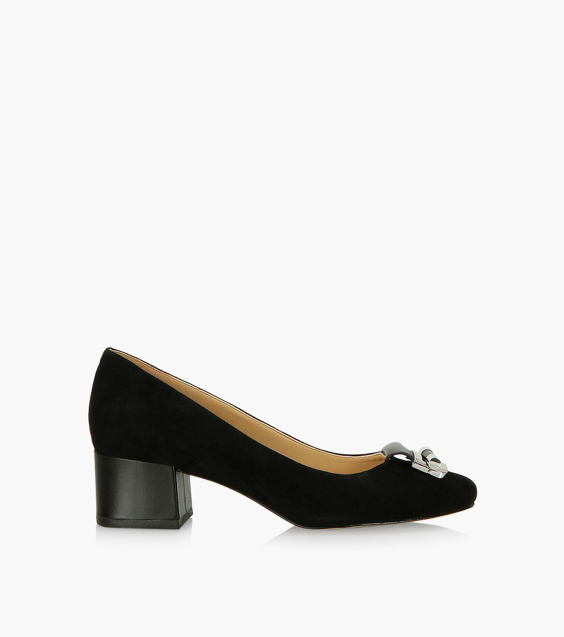 MICHAEL MICHAEL KORS GLORIA MID PUMP - Black Suede | Browns Shoes