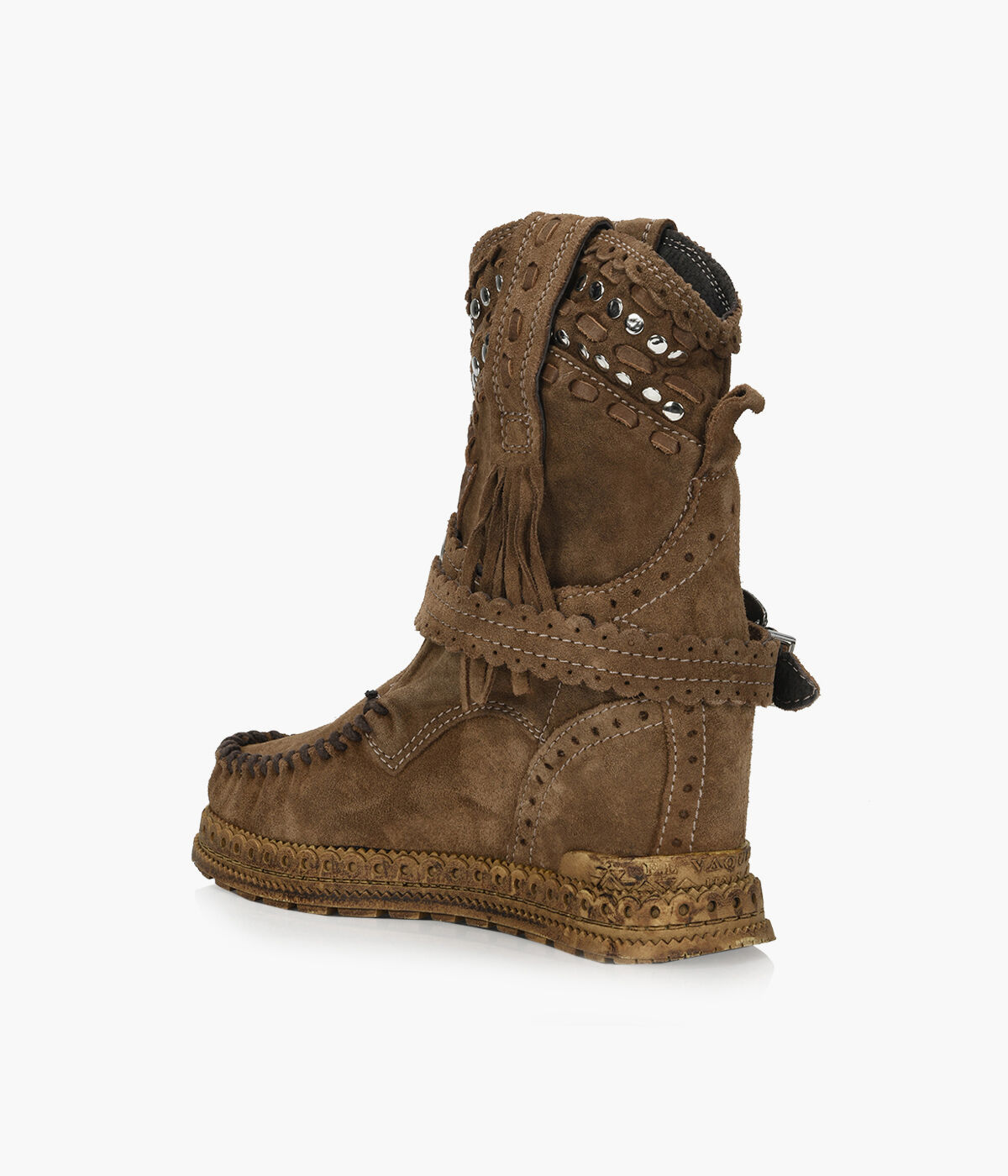 EL VAQUERO YARA Tan Suede Browns Shoes