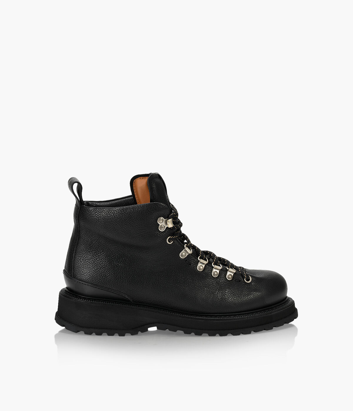 BUTTERO ALPI Black Leather Browns Shoes