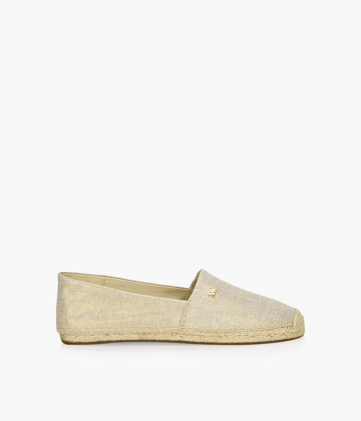 michael kors gold slip on shoes