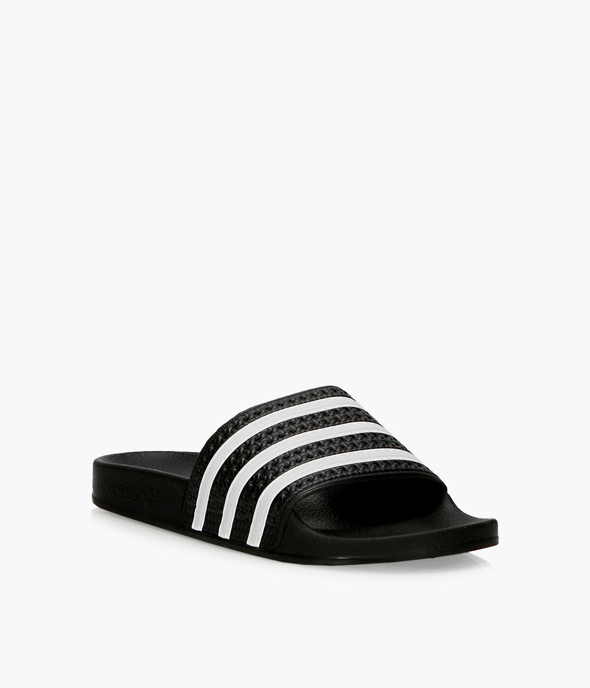 ADIDAS ADILETTE SLIDES Black Colour Synthetic Browns Shoes