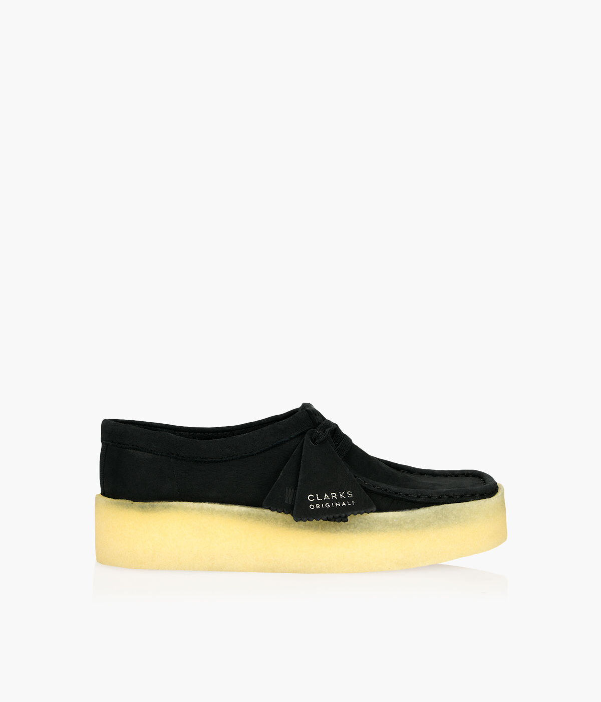 Clarks wallabees black outlet womens