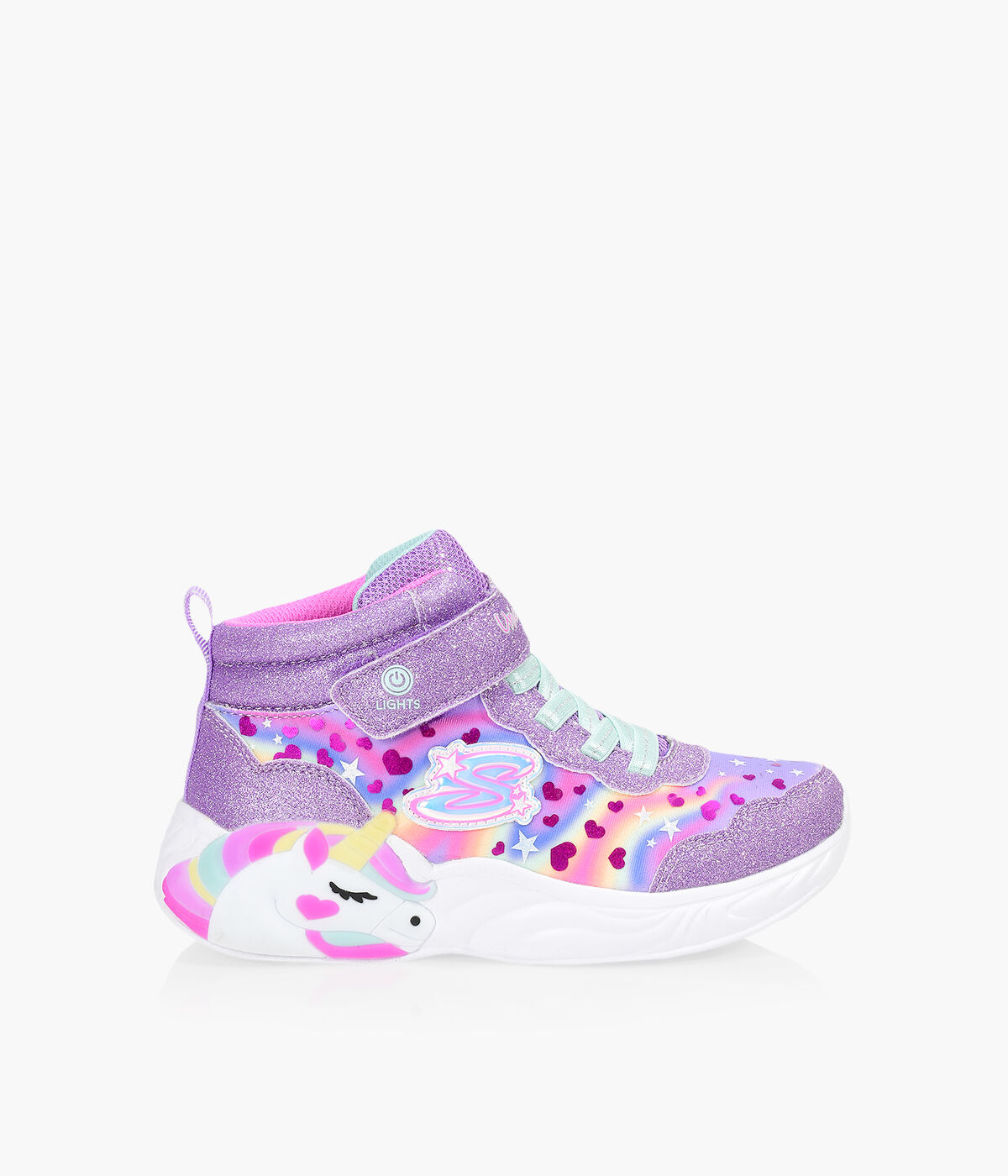 SKECHERS UNICORN DREAMS Purple Browns Shoes