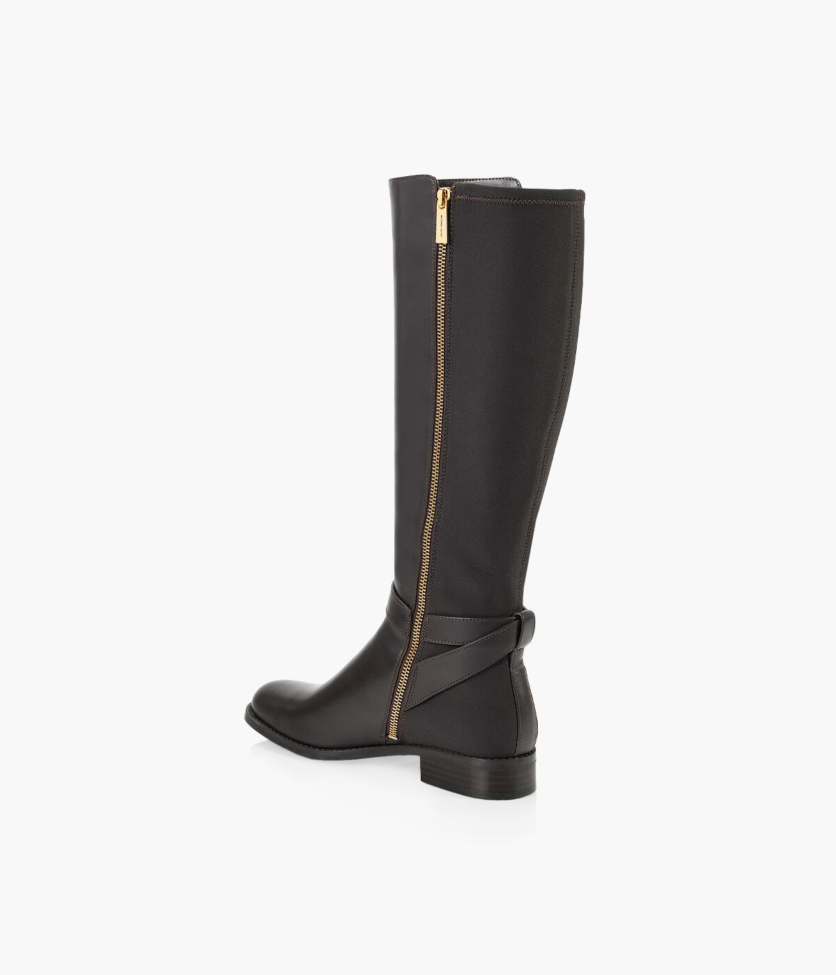 MICHAEL MICHAEL KORS FARRAH BOOT Brown Leather And Fabric
