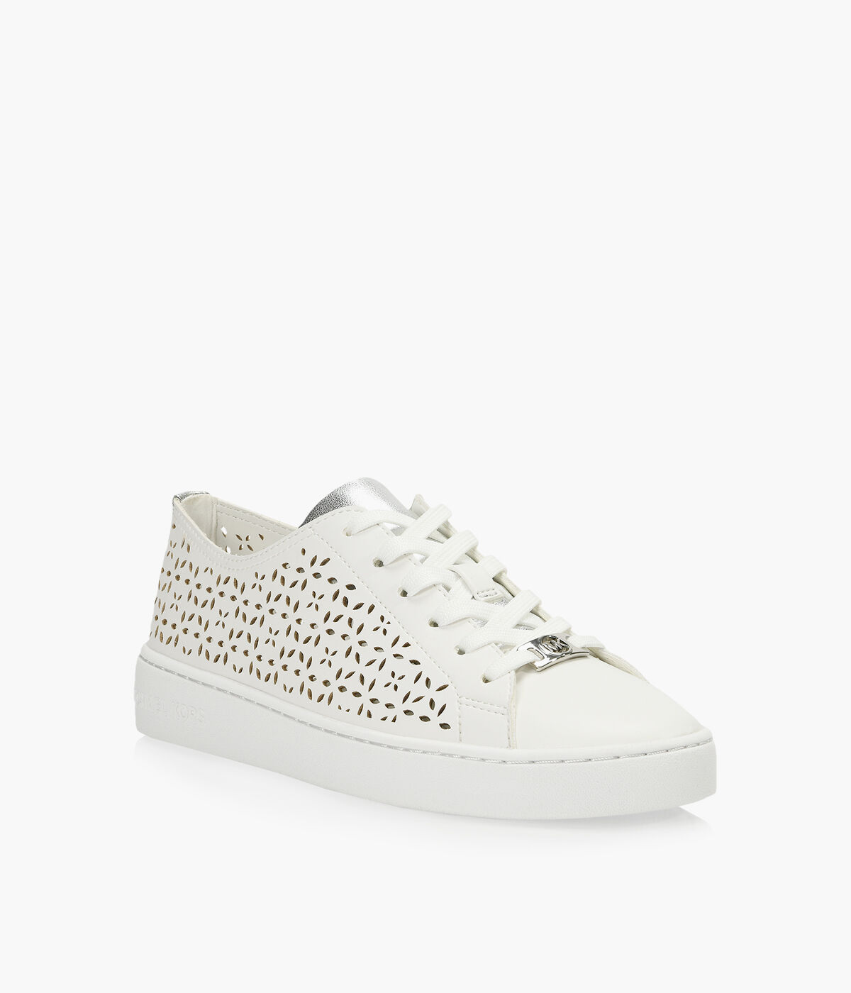 MICHAEL MICHAEL KORS OLIVIA LACEUP White Leather Browns Shoes