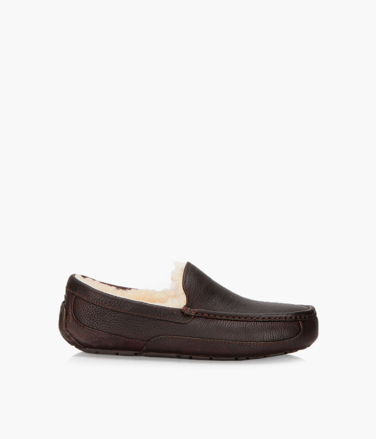 Men's ascot leather ugg slippers clearance