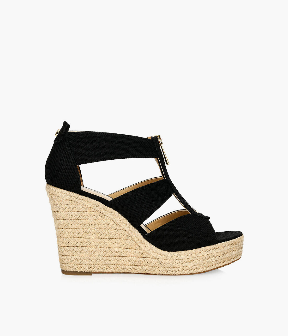 MICHAEL MICHAEL KORS DAMITA WEDGE Black Fabric Browns Shoes