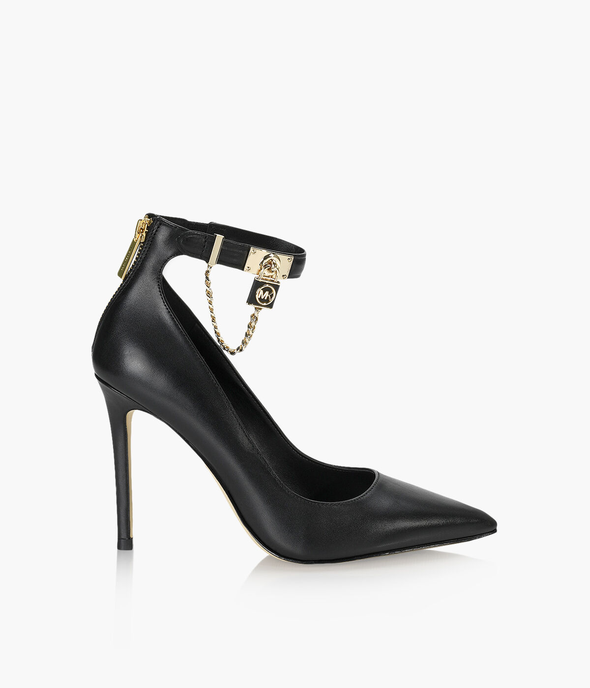 MICHAEL MICHAEL KORS HAMILTON PUMP Black Leather Browns Shoes