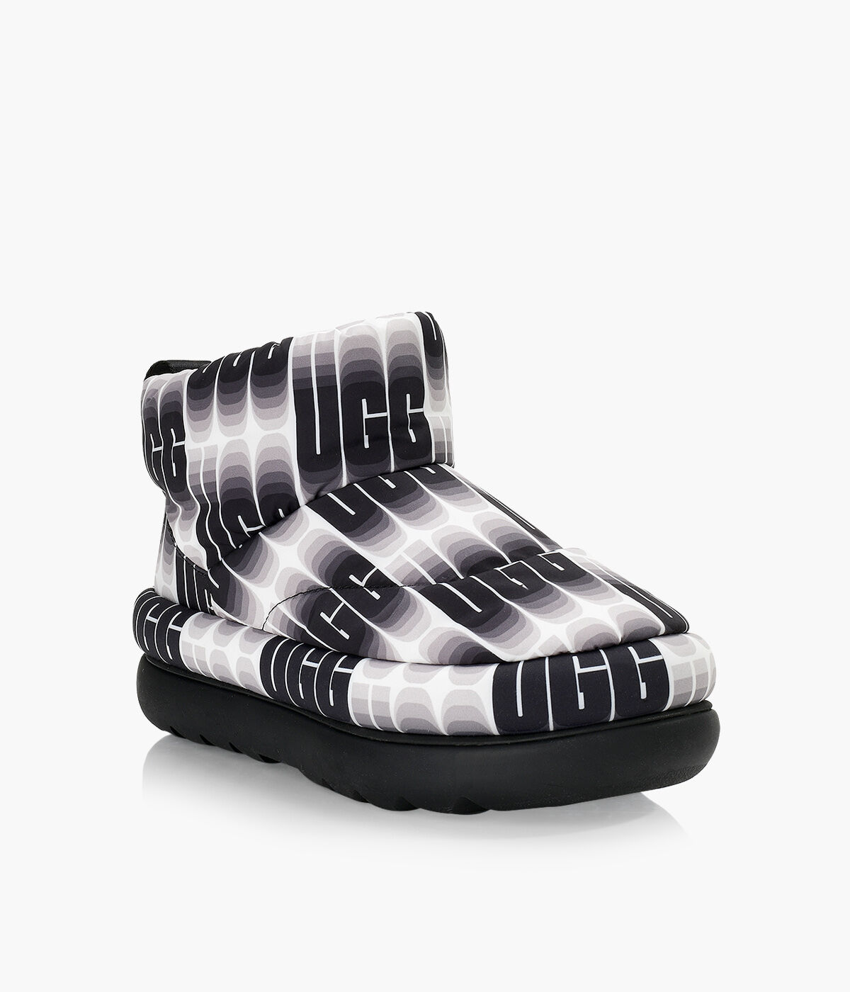 UGG CLASSIC MAXI WAVELENGTH MINI - Black Nylon | Browns Shoes