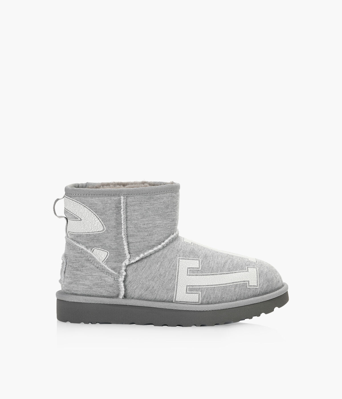 UGG UGG X TELFAR FLEECE MINI Grey Fabric Browns Shoes