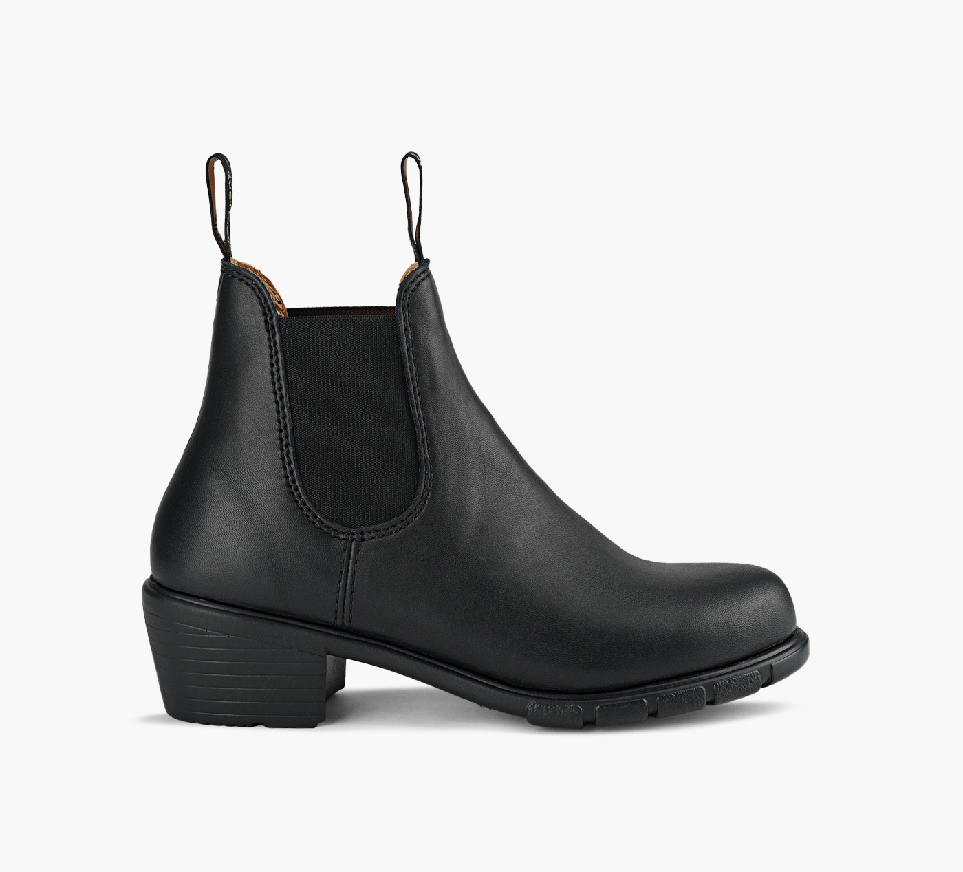 BLUNDSTONE WOMEN'S SERIES HEEL 1671 Black Leather Browns Shoes