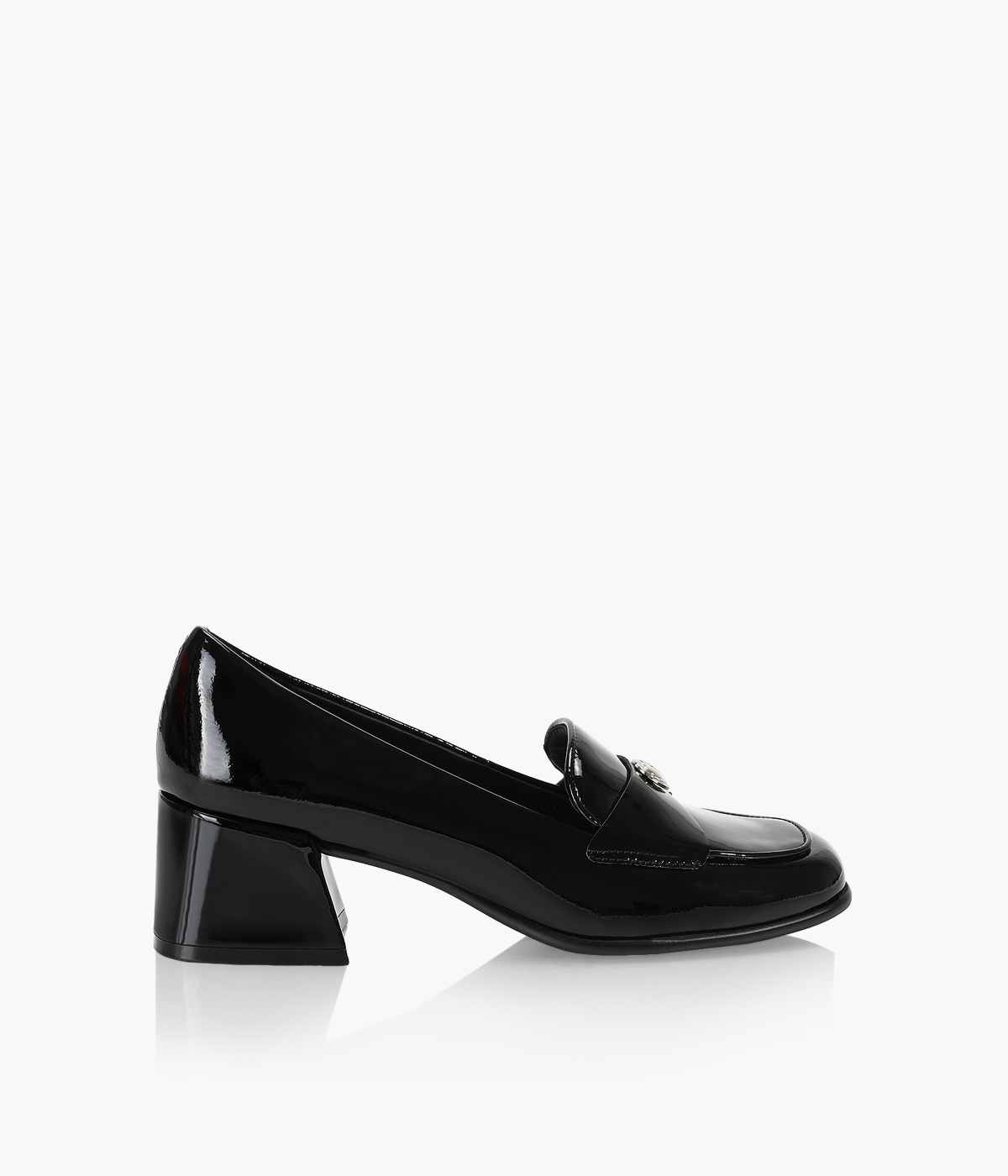 WISHBONE RUTH LOAFER Black Leather Browns Shoes