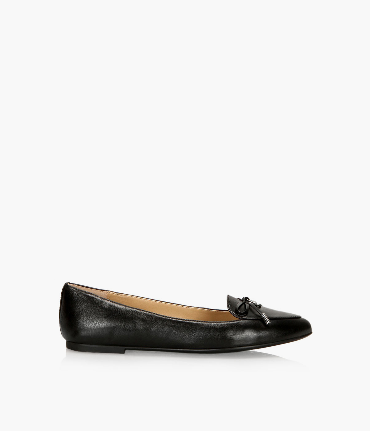 MICHAEL MICHAEL KORS NANCY FLAT - Black Leather | Browns Shoes