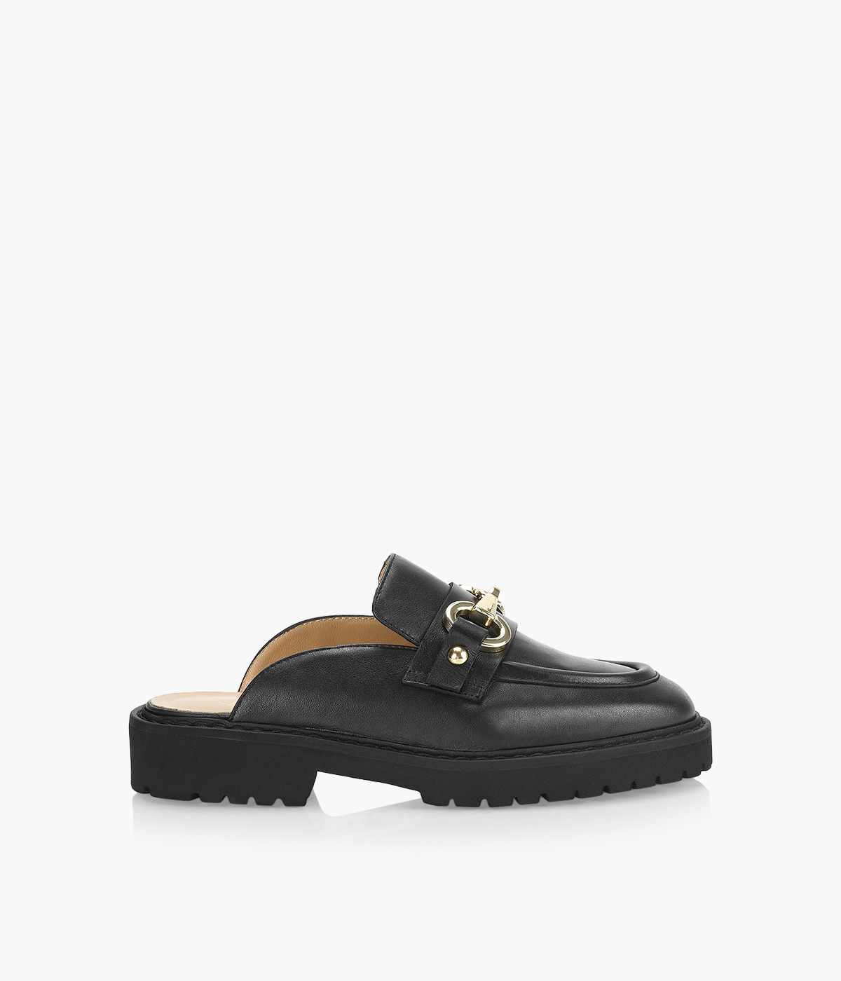 BROWNS COUTURE PENELOPE MULE Black Leather Browns Shoes