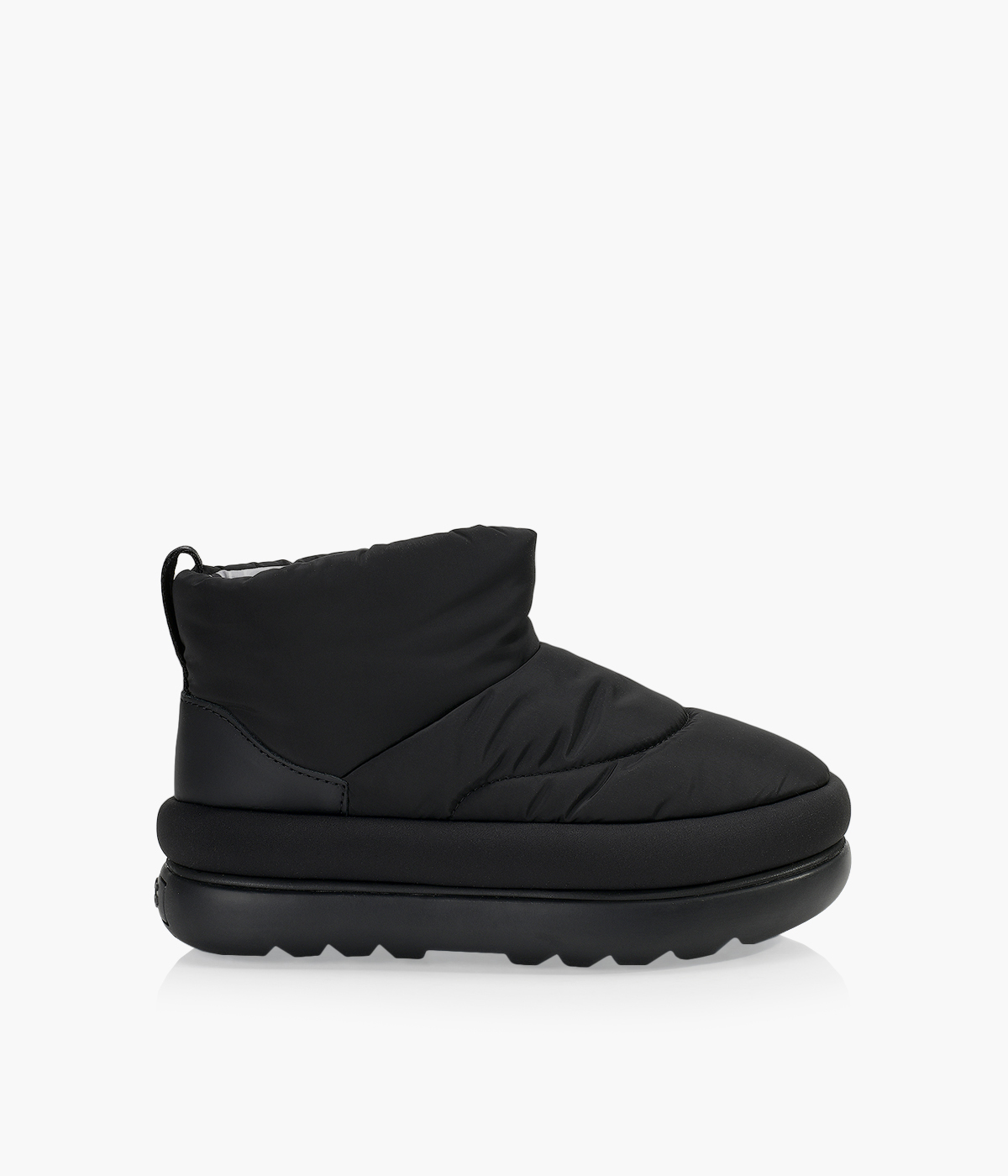 UGG CLASSIC MAXI MINI - Black Synthetic | Browns Shoes