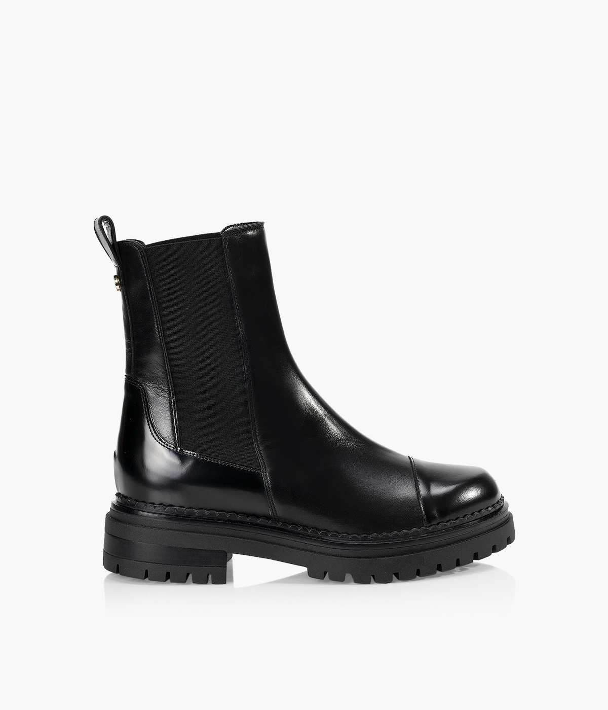 BROWNS COUTURE PLUM Black Leather Browns Shoes