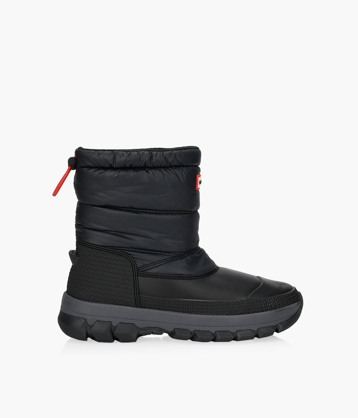 HUNTER ORIGINAL INSULATED SHORT SNOW BOOTS - Black Nylon | Browns Shoes