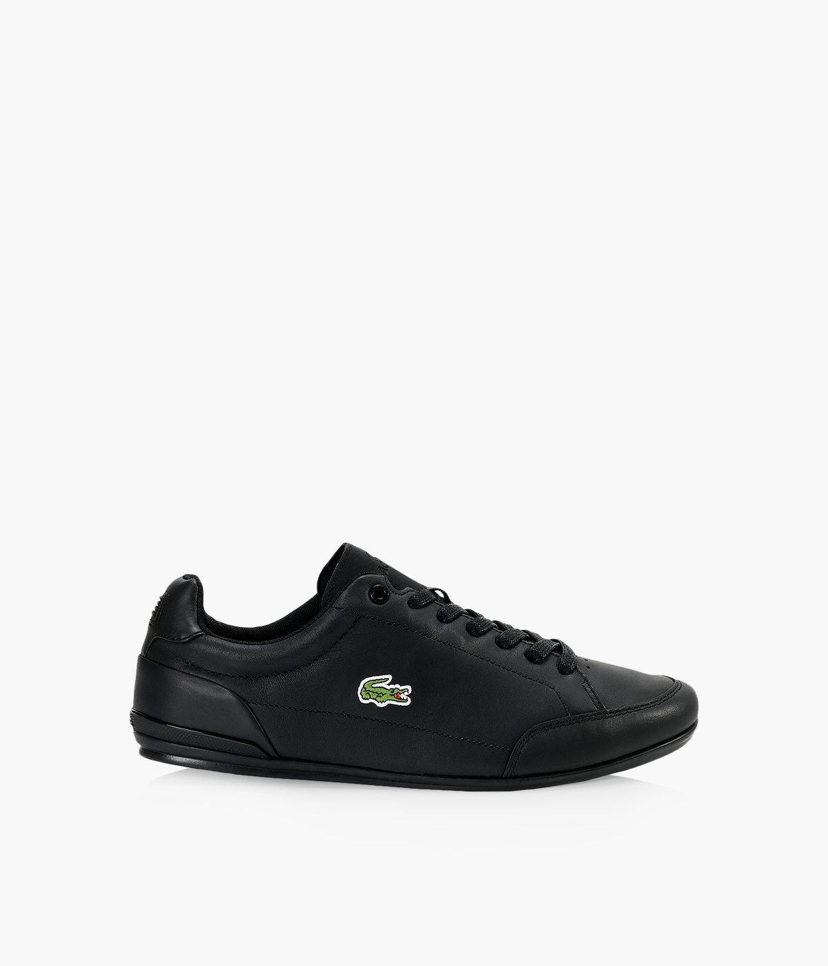 LACOSTE CHAYMON CRAFTED Black Leather Browns Shoes