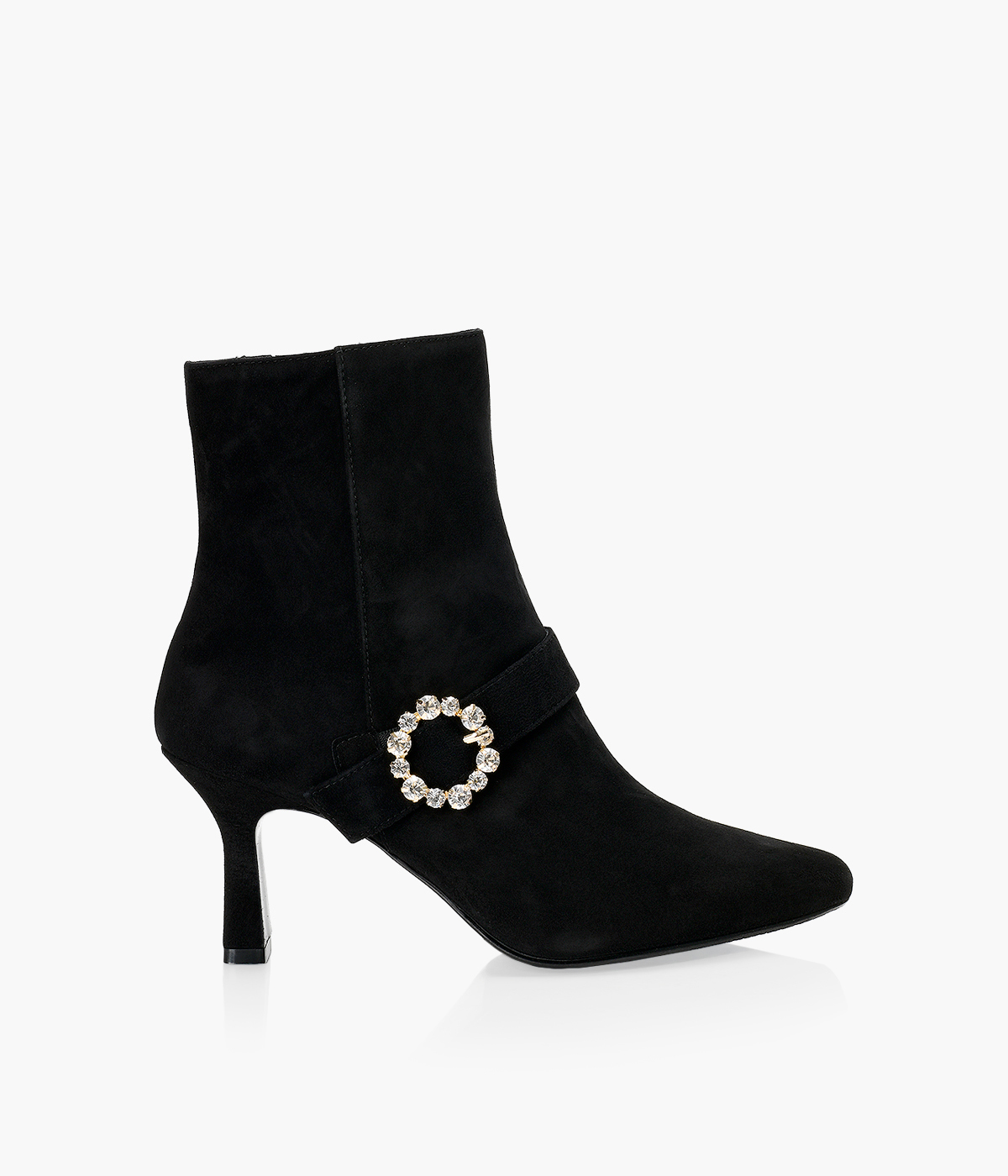 BROWNS COUTURE PLUME Black Suede Browns Shoes