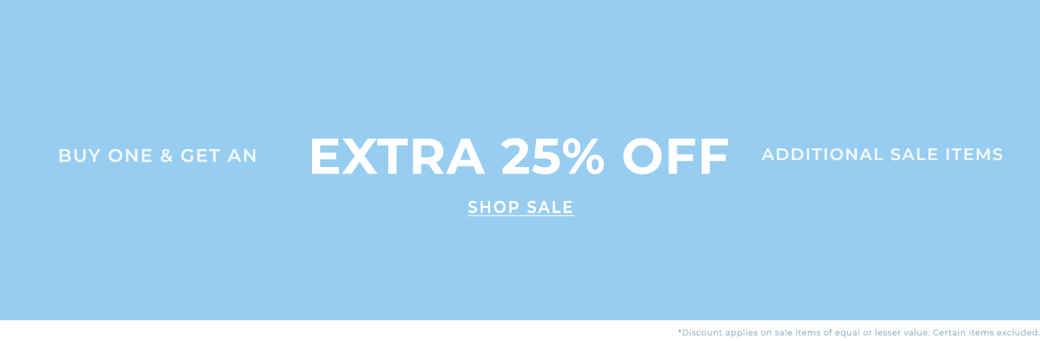 Extra 25% OFF Additional Sale Items